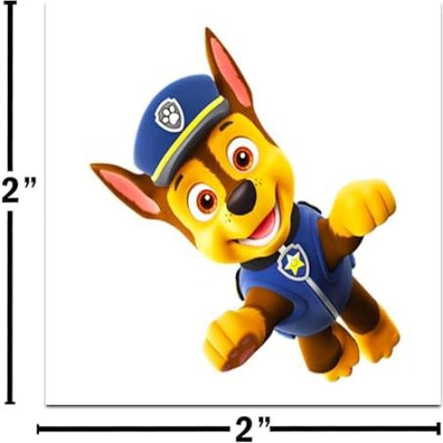 Paquete de 70 Tatuajes Temporales Paw Patrol - 5.08 cm
