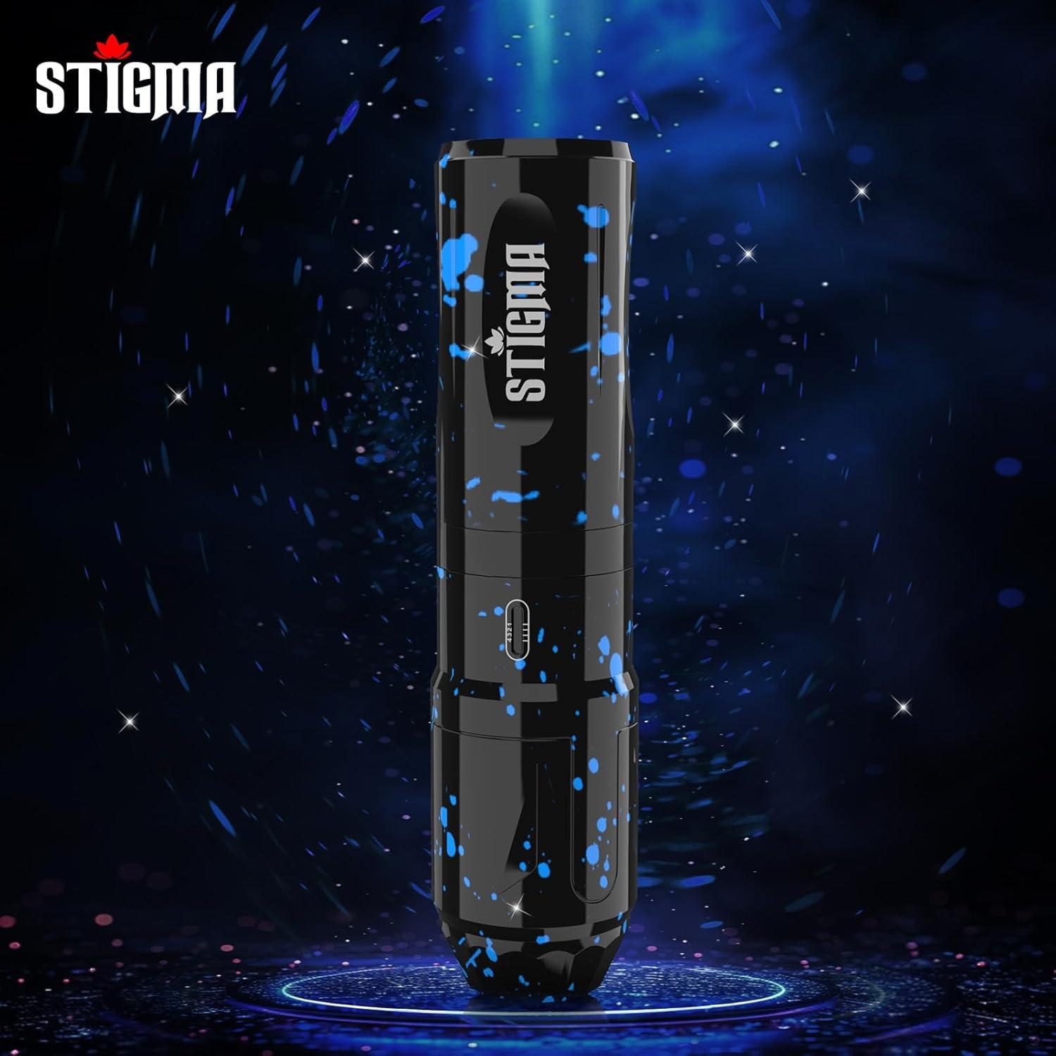 Kit de Tatuaje Inalámbrico STIGMA con Pluma y 20 Agujas