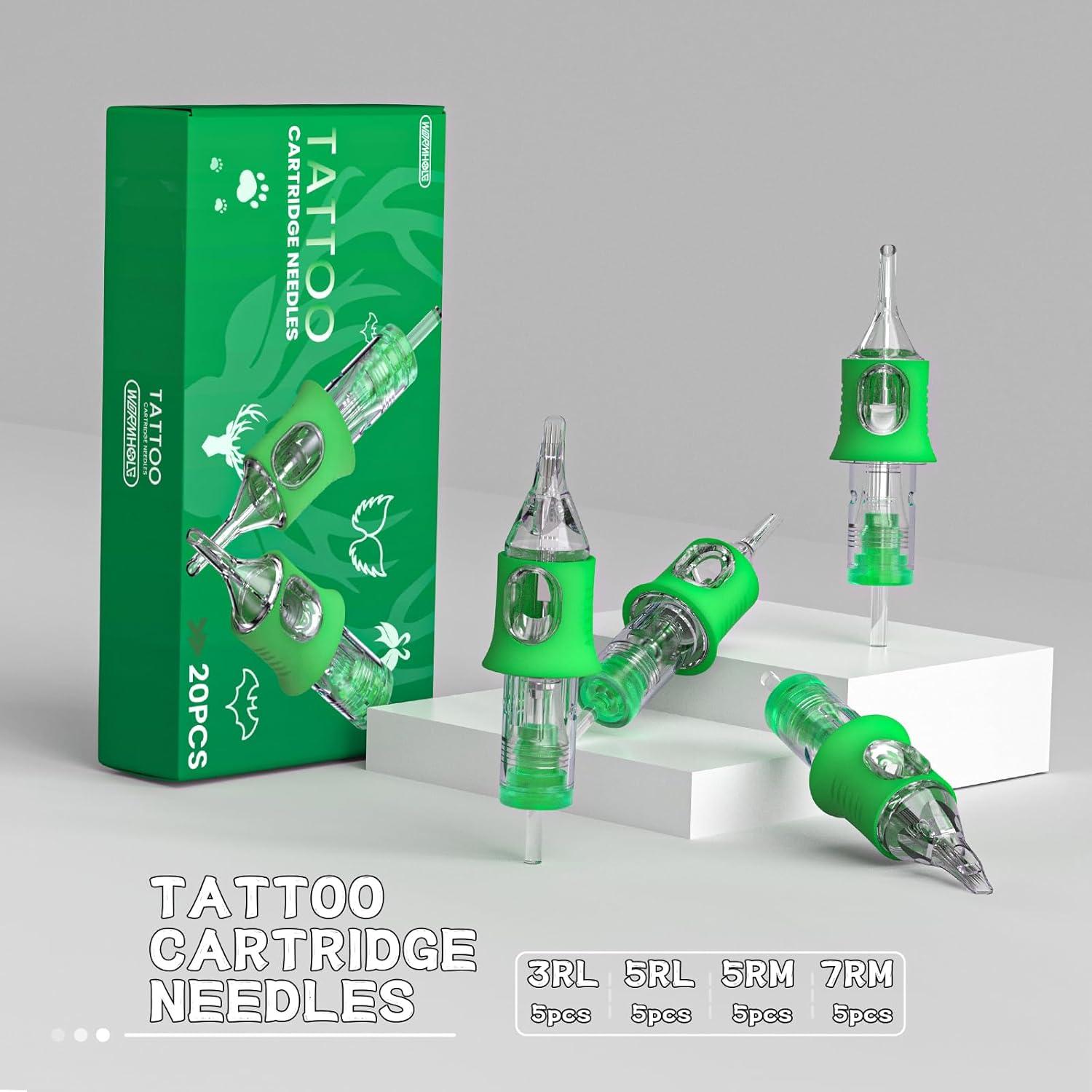 Kit de Máquina de Tatuaje Inalámbrica Wormhole 2300mAh 73 Piezas