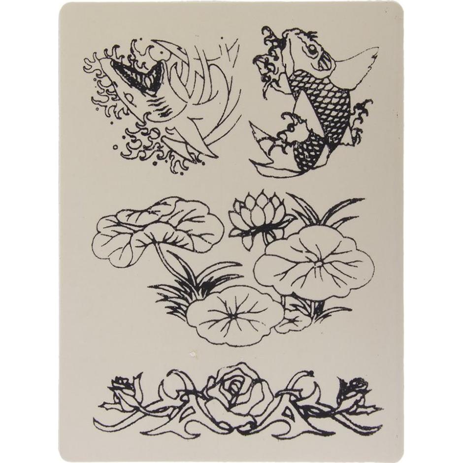 5 Piezas Piel de Práctica para Tatuajes Rosenice 20x15cm