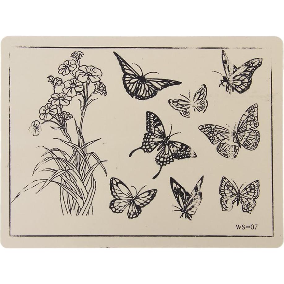5 Piezas Piel de Práctica para Tatuajes Rosenice 20x15cm