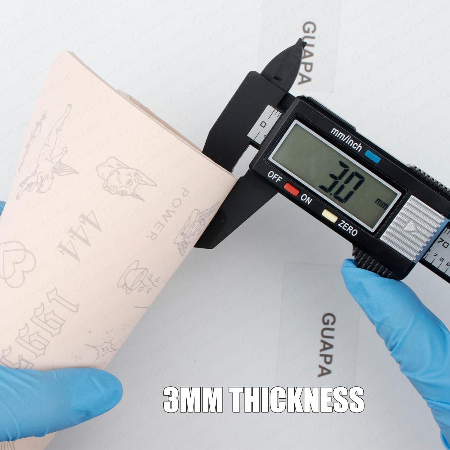 Piel de Práctica para Tatuaje Guapa 3mm Doble Cara Rosa