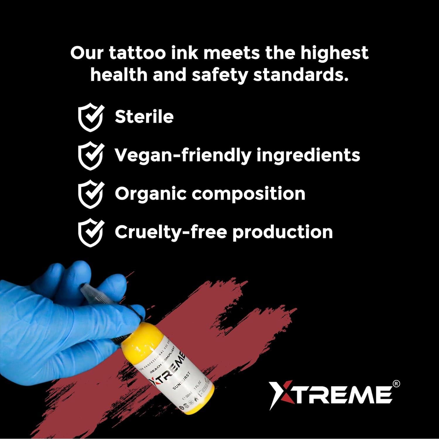 Tinta de Tatuaje Xtreme Rojo Ferrari 14.79 ml a Base de Agua