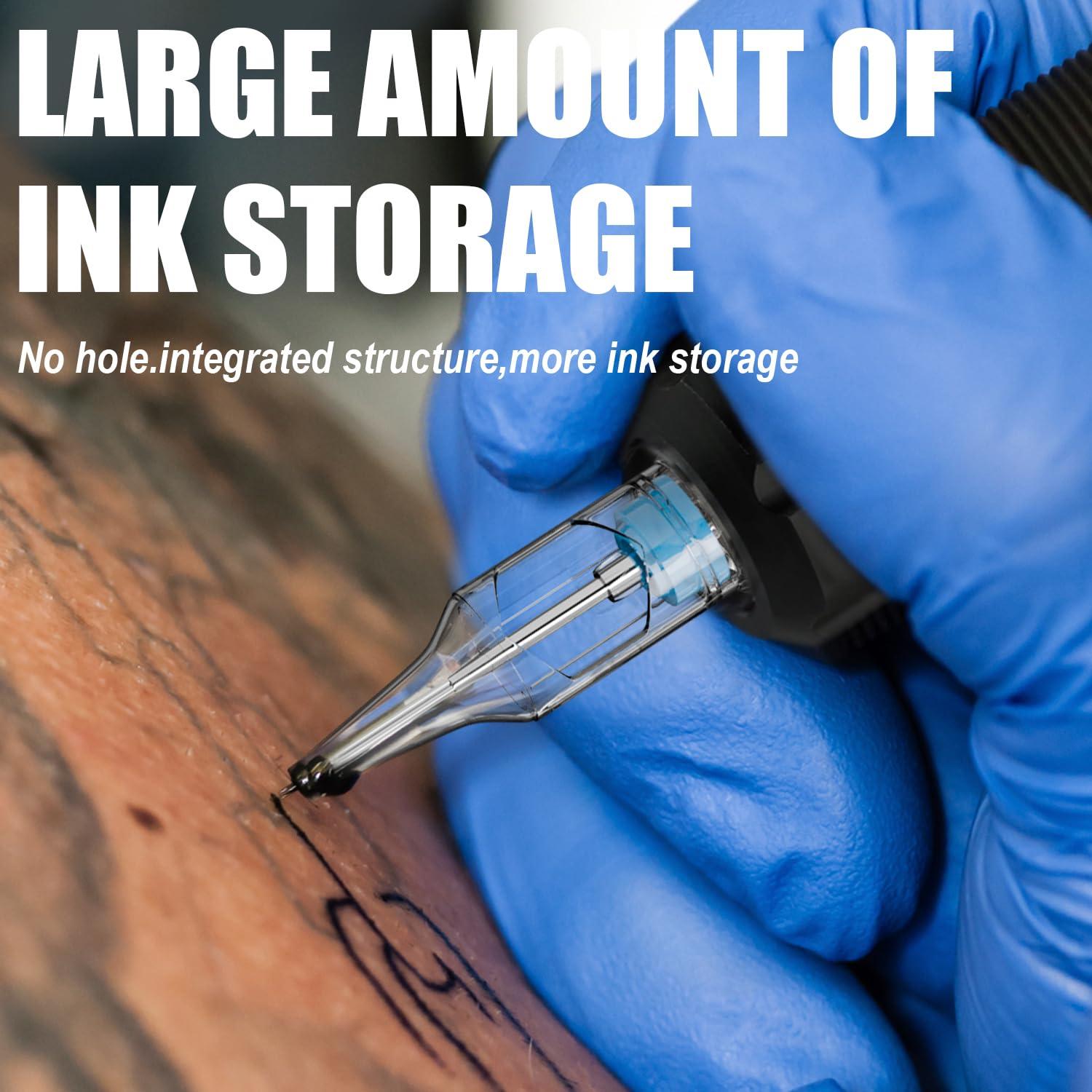 Cartuchos de Aguja de Tatuaje KVM 50 pcs RL RS RM Desinfectados