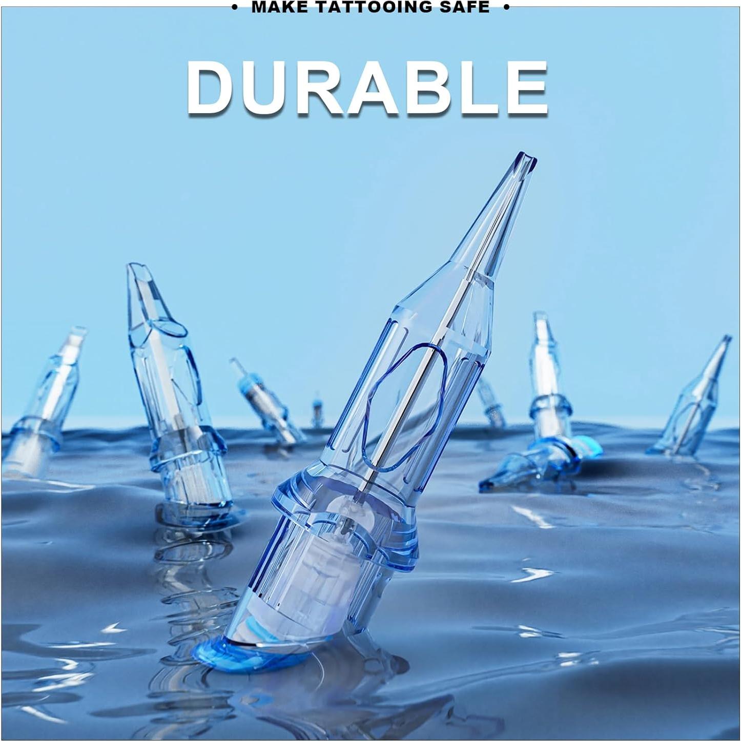 Agujas de Cartucho para Tatuaje Emalla Eliot 20Pcs 0.30mm