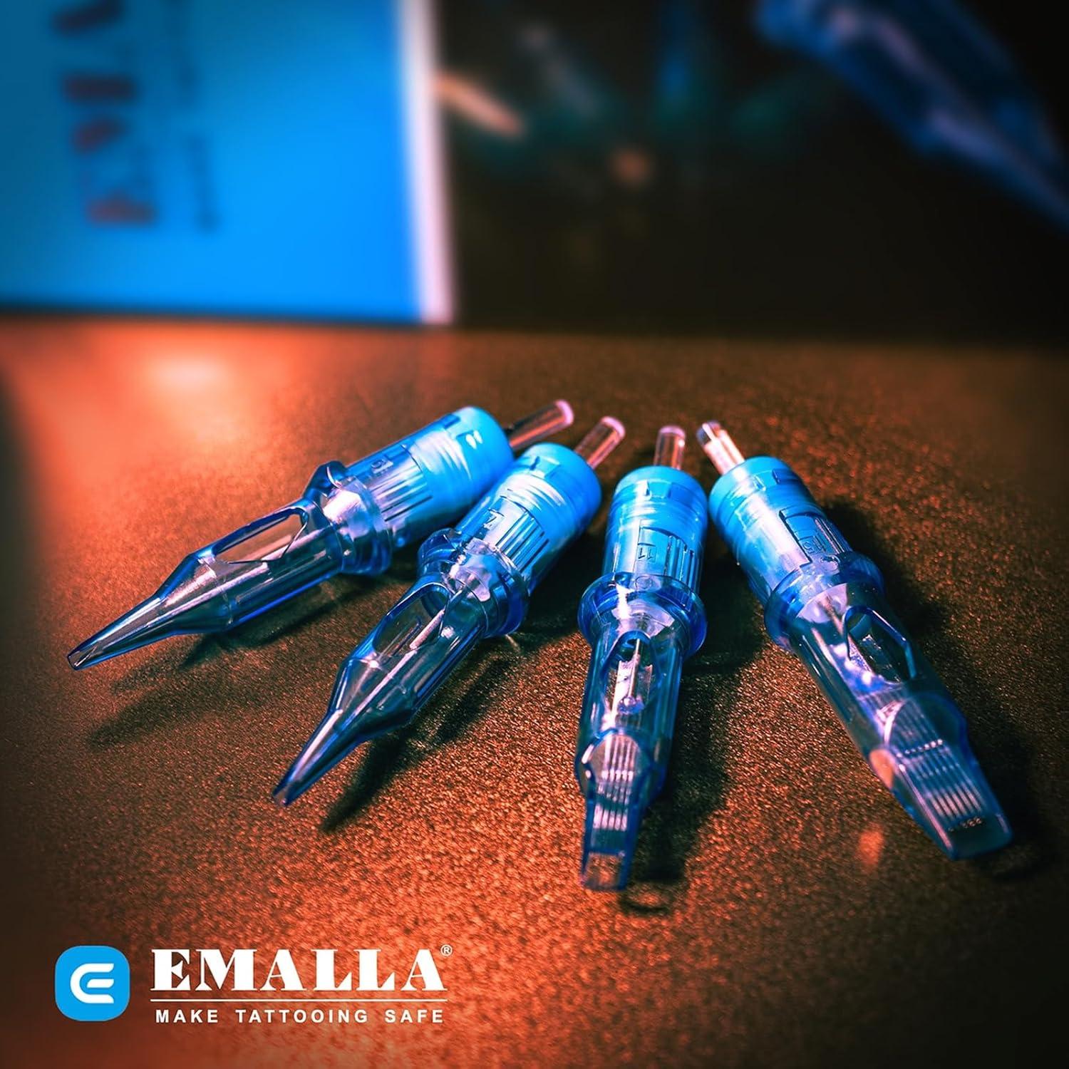 Agujas de Cartucho para Tatuaje Emalla Eliot 20Pcs 0.30mm