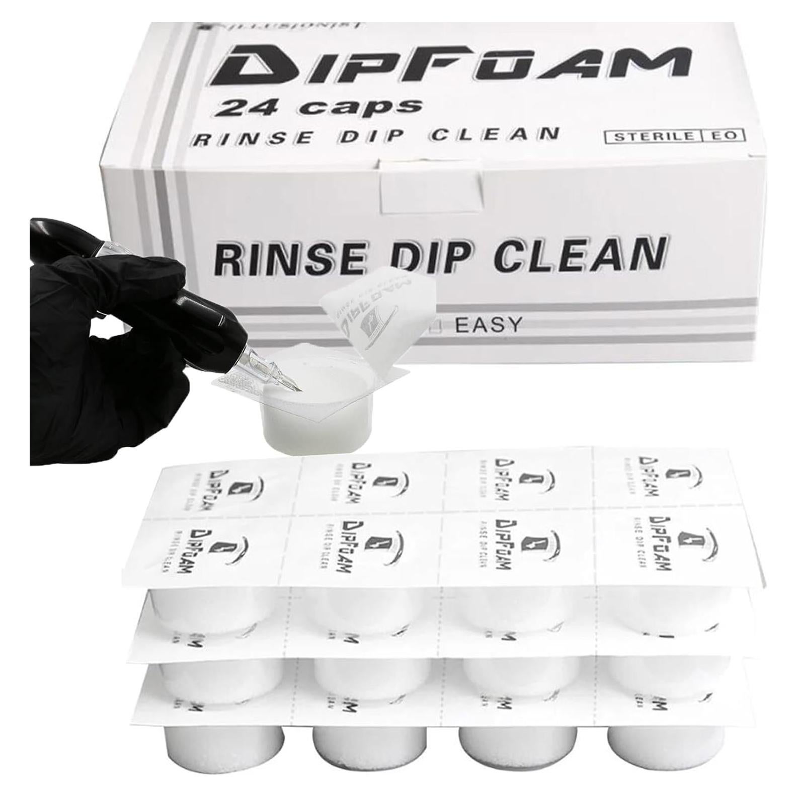 Espuma de Limpieza Desechable para Tatuajes LXIANGN - 24 Piezas