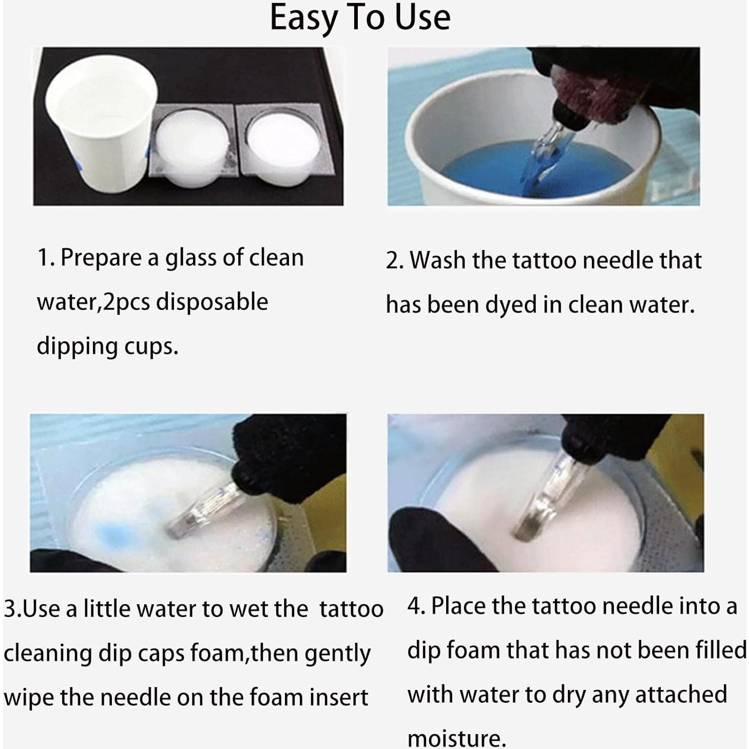 Espuma de Limpieza Desechable para Tatuajes LXIANGN - 24 Piezas