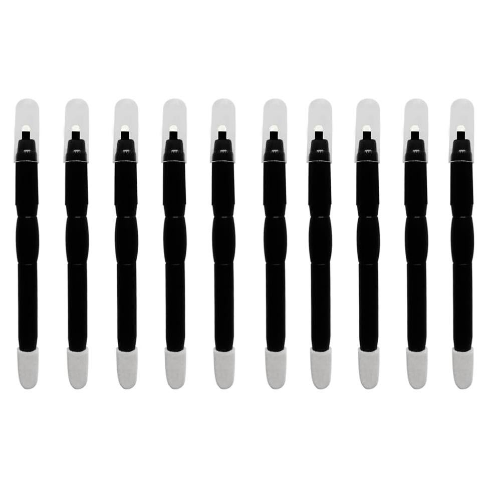 Plumas de Microblading Desechables 18U Agujas 0.18mm - 10 Piezas