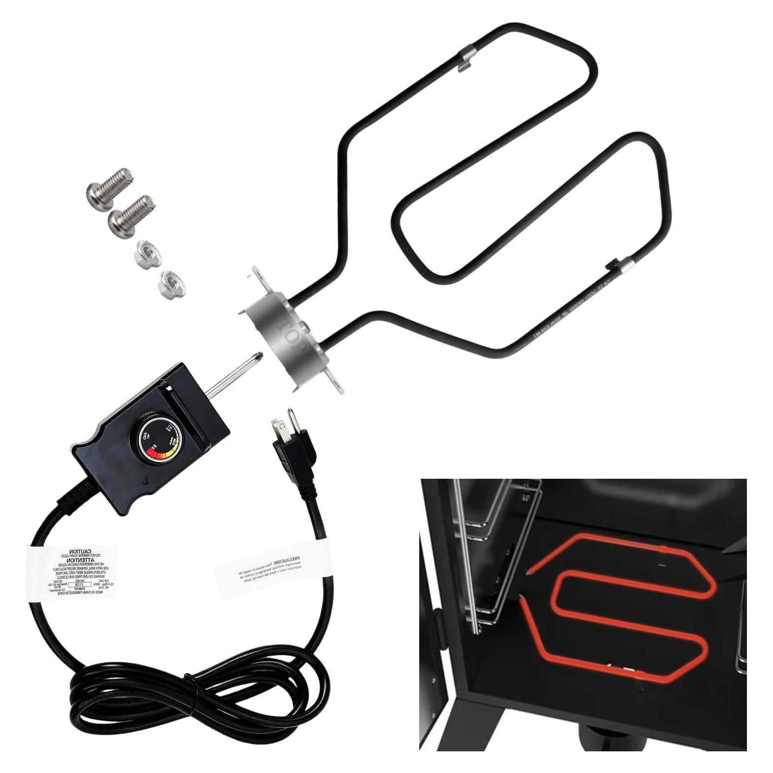 Kit Reemplazo Elemento Calefactor Eléctrico 1650W Squirrel