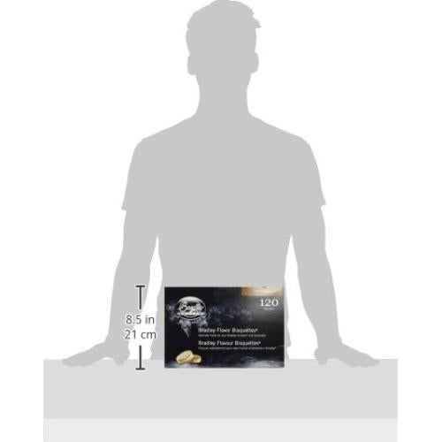 Bisquettes de Ahumado Bradley Pecan 120 Unidades 2040g