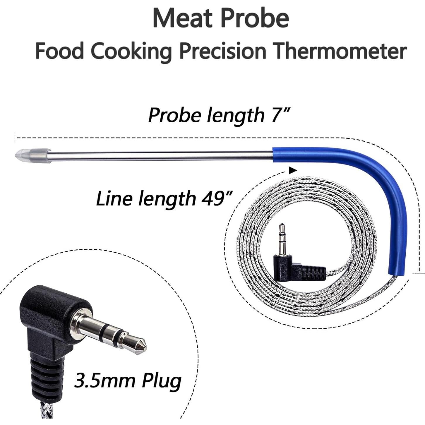 Paquete de 2 Sondas de Carne Traeger - Acero Inoxidable