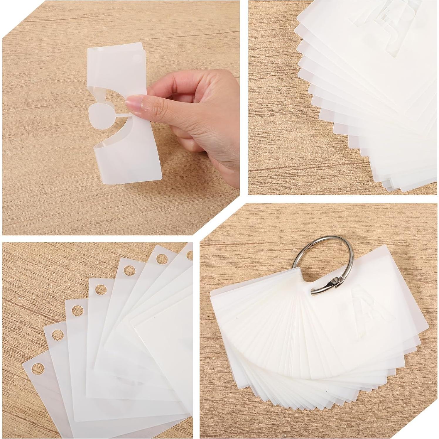 144 Plantillas de Letras y Números Reutilizables MAQUITA