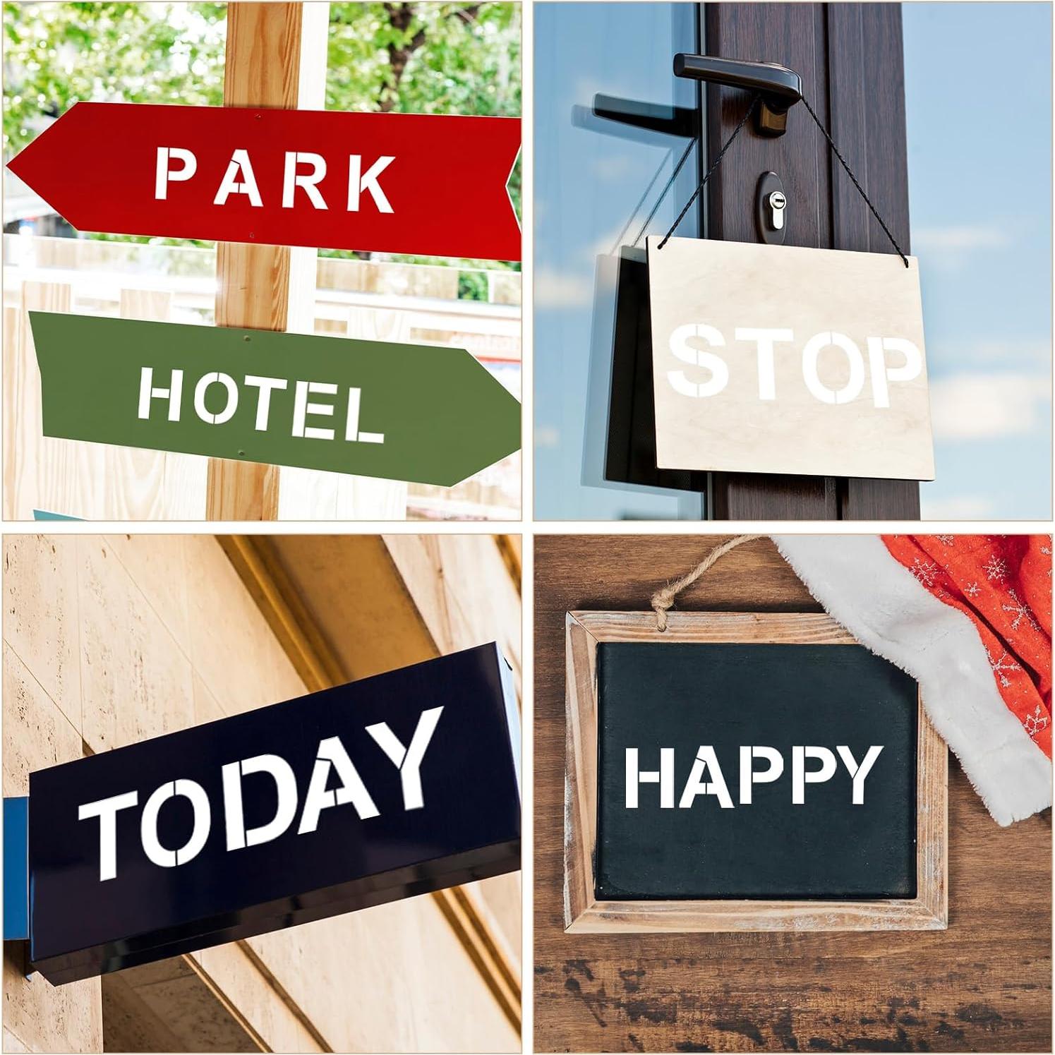 144 Plantillas de Letras y Números Reutilizables MAQUITA