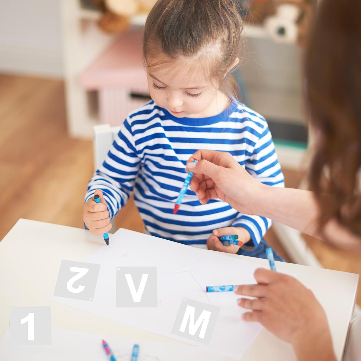 144 Plantillas de Letras y Números Reutilizables MAQUITA