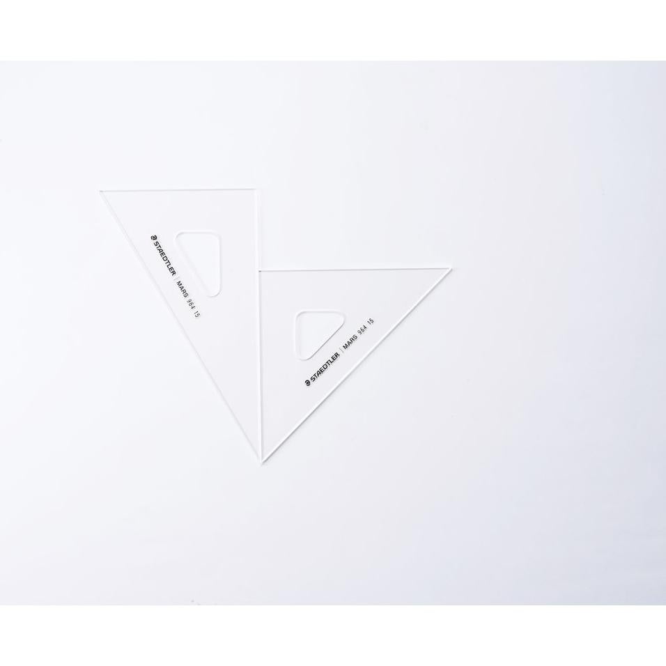 Set de Dibujo Regla Triangular Staedtler 964 15 15 cm