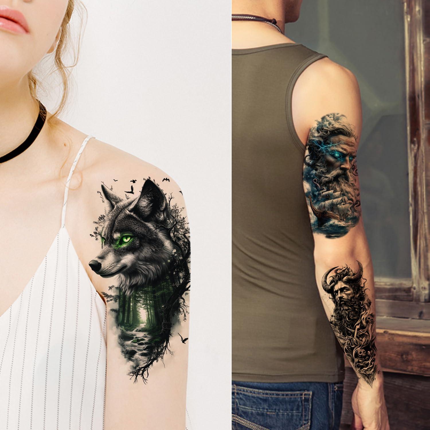 Tatuajes Temporales GLARYYEARS 24-Pack Realistas para Adultos