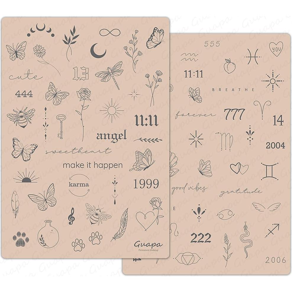 3PCS Almohadillas de Práctica de Tatuaje Rasmet 1.5mm Beige