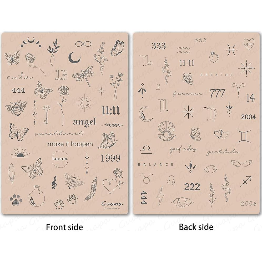 3PCS Almohadillas de Práctica de Tatuaje Rasmet 1.5mm Beige