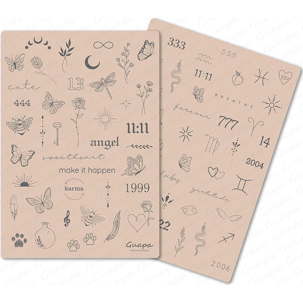 3PCS Almohadillas de Práctica de Tatuaje Rasmet 1.5mm Beige