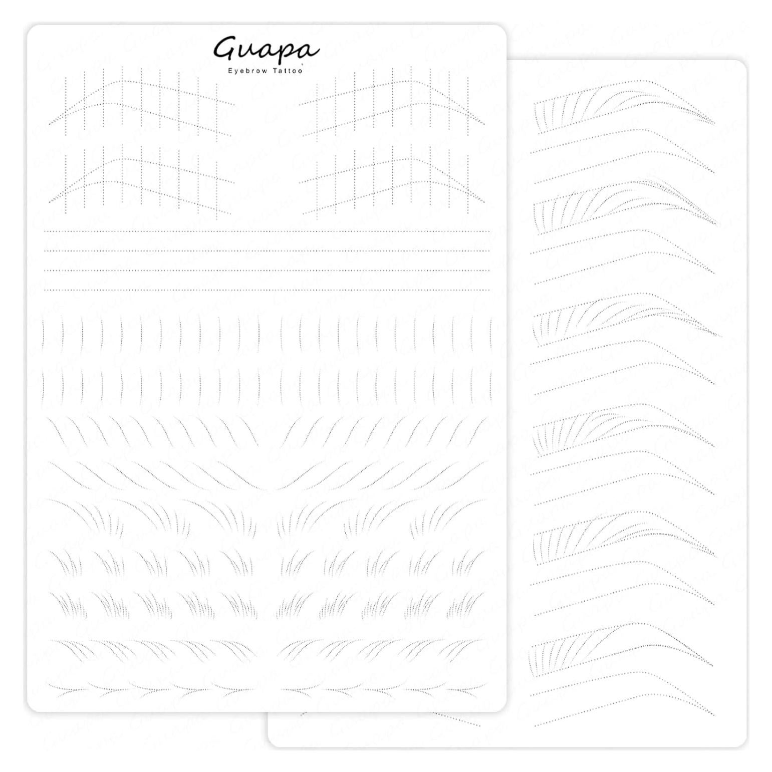 Almohadilla de Práctica de Cejas Guapa - Silicona 3PCS