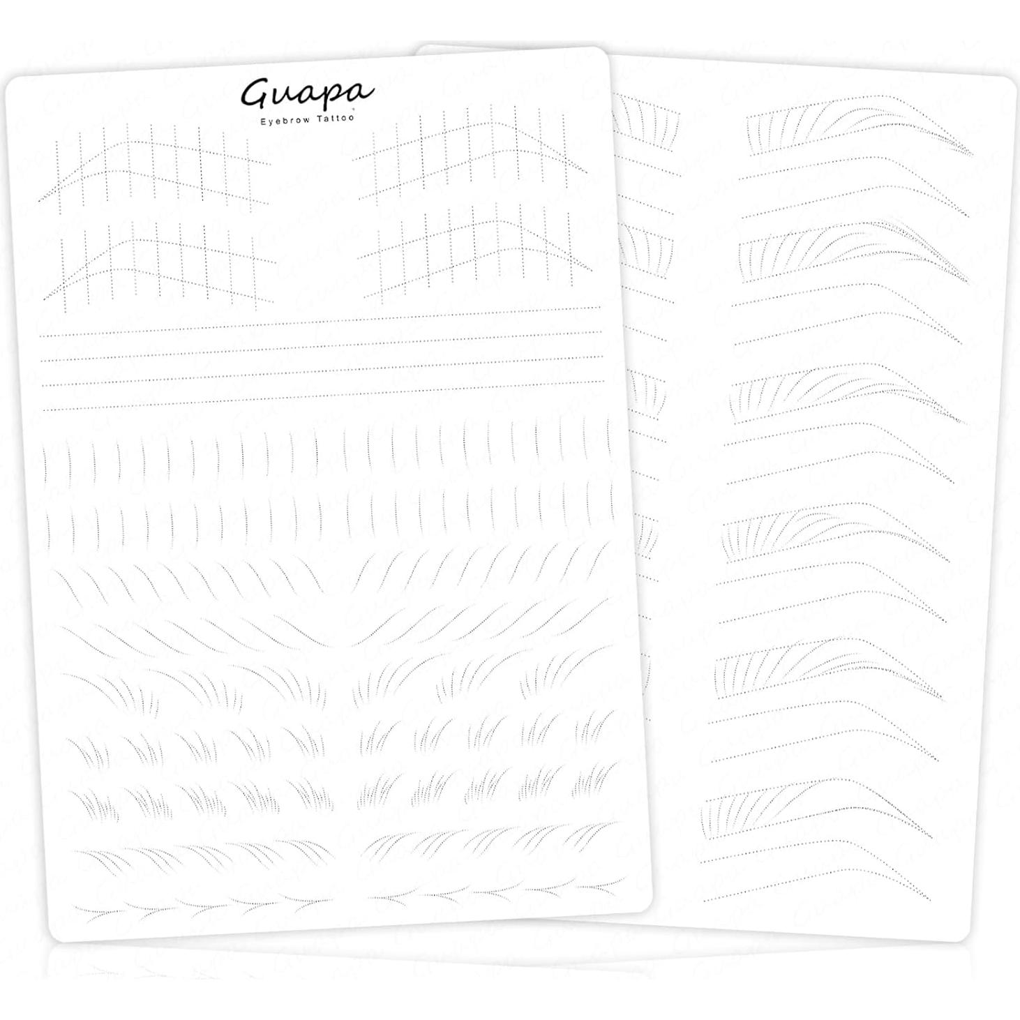 Almohadilla de Práctica de Cejas Guapa - Silicona 3PCS