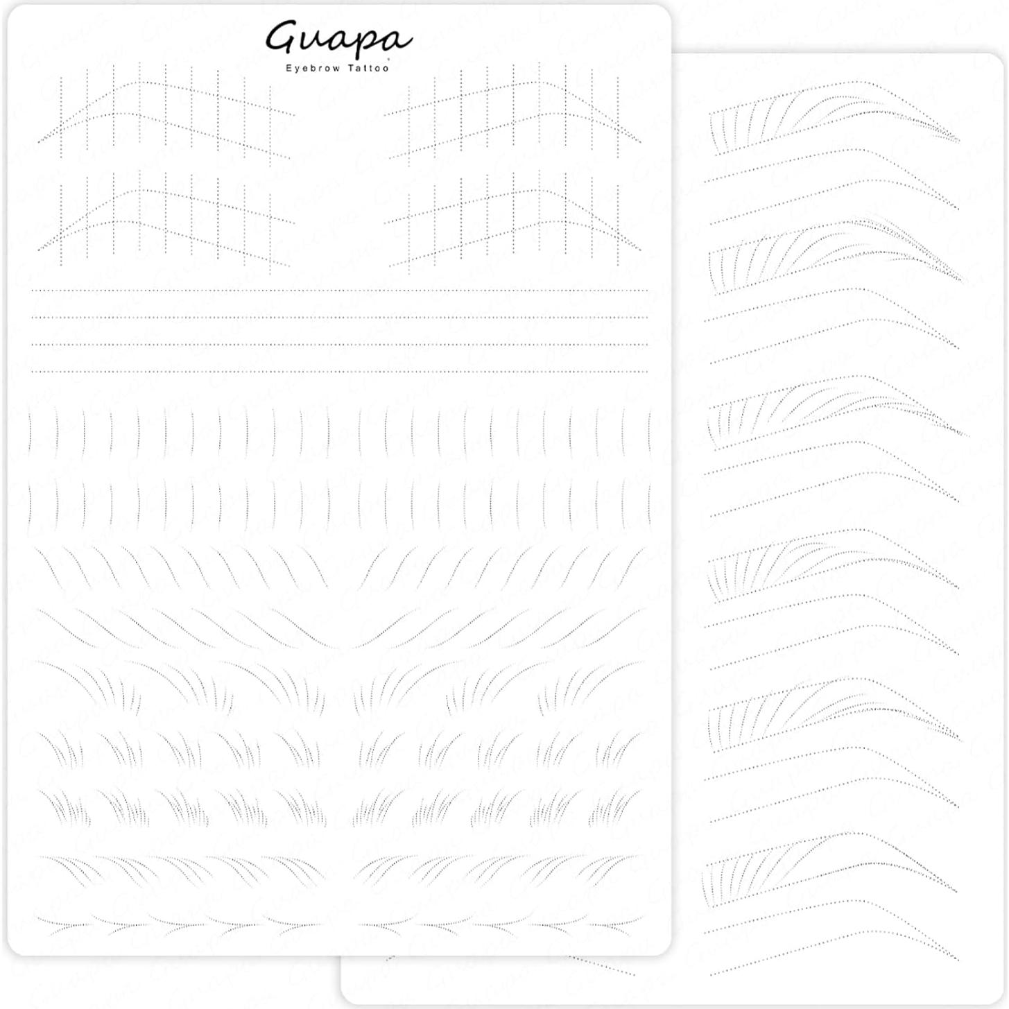 Almohadilla de Práctica de Cejas Guapa - Silicona 3PCS