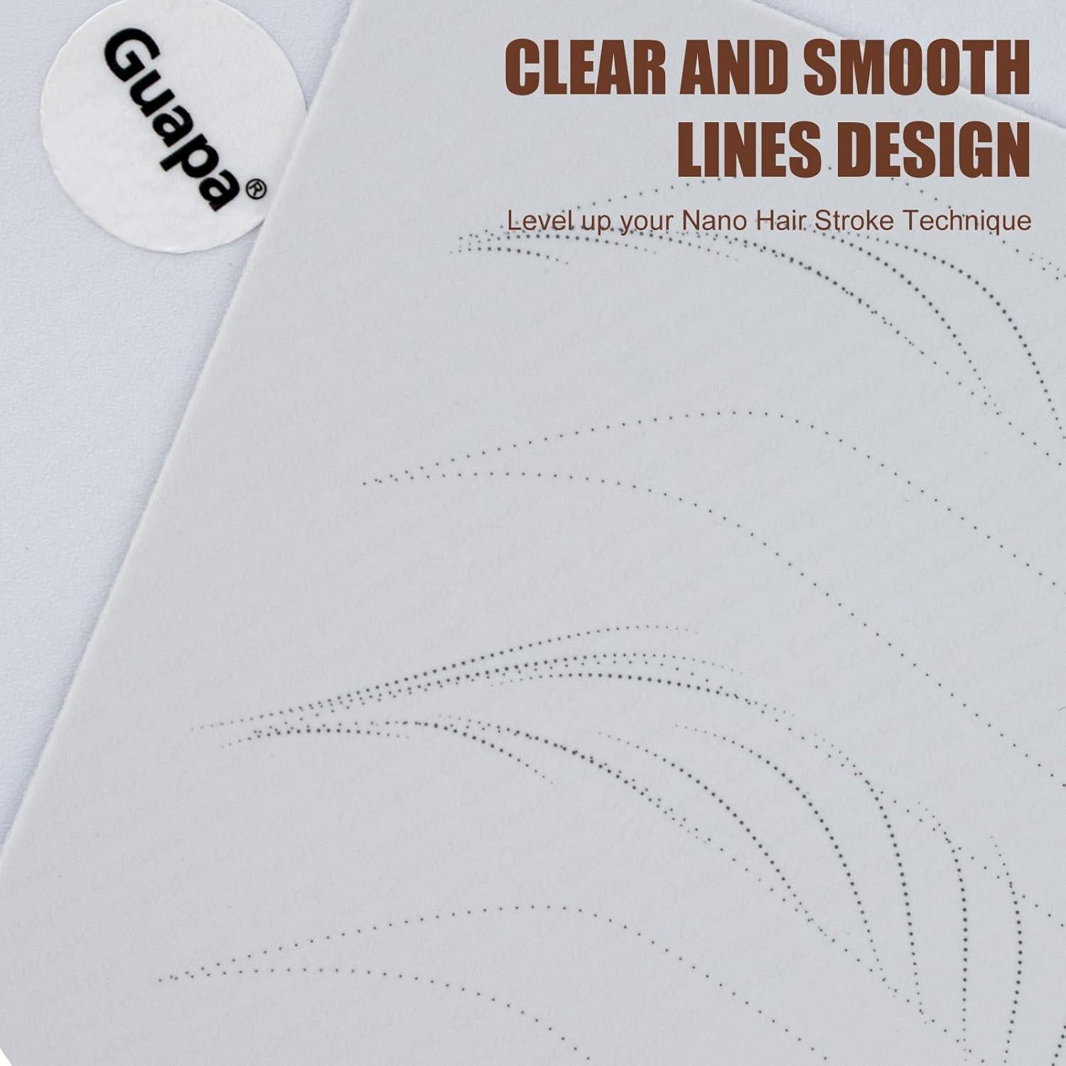 Almohadilla de Práctica de Cejas Guapa - Silicona 3PCS