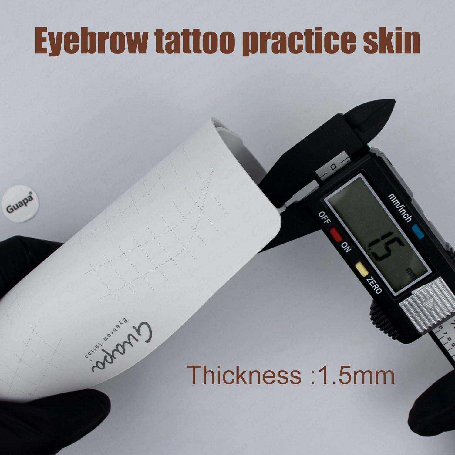 Almohadilla de Práctica de Cejas Guapa - Silicona 3PCS