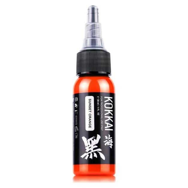 Tinta para Tatuajes Kokkai Sumi 14.79 ml Naranja Atardecer