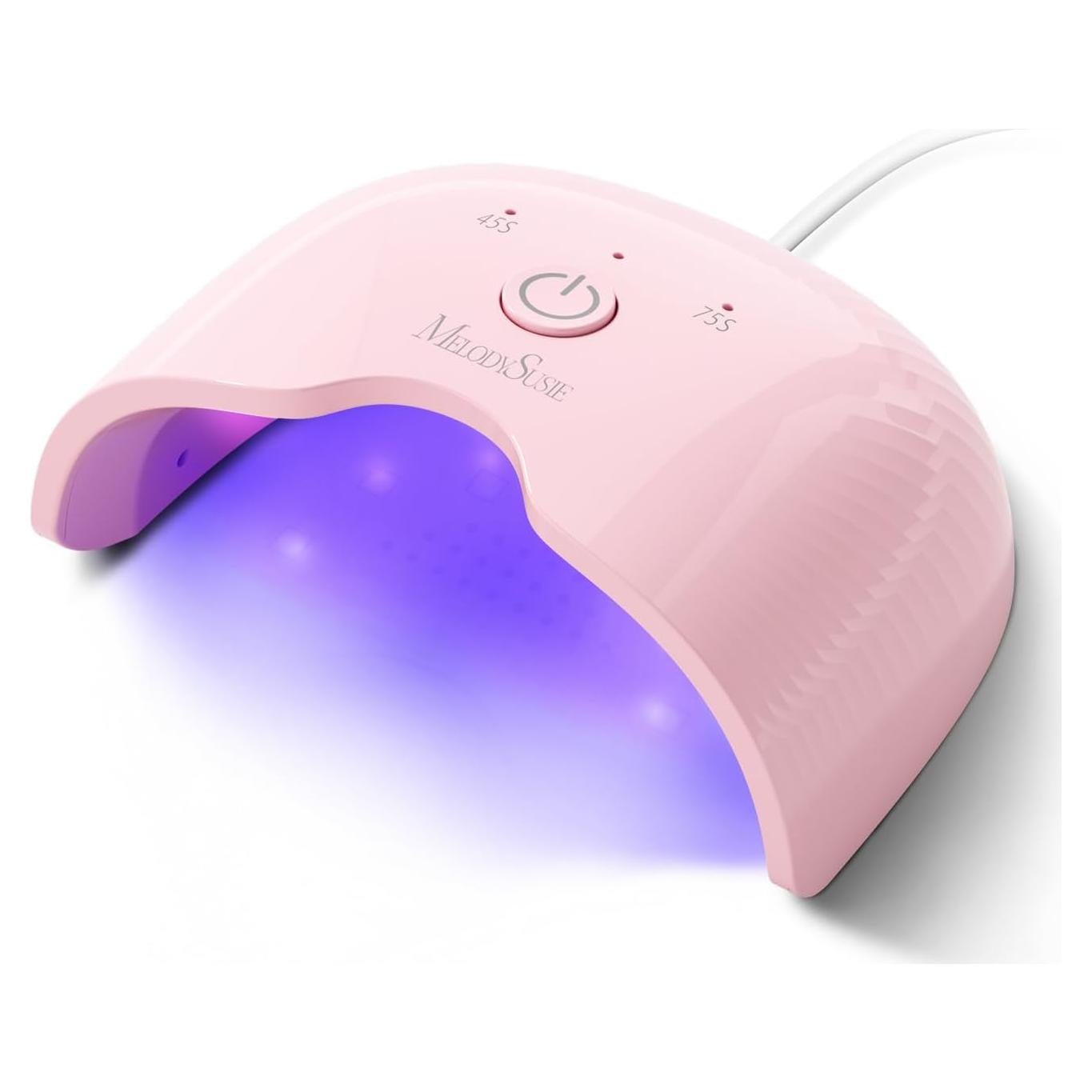 Lámpara UV para Uñas MelodySusie ART06F, 12.7x7.6cm, 2 Temporizadores