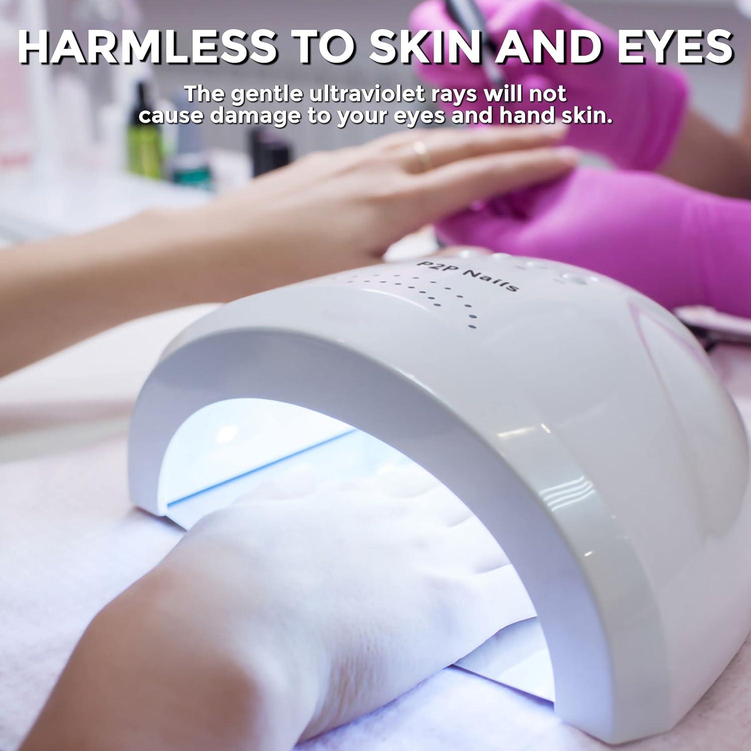 Lámpara de Uñas UV/LED P2P Nails 48W con Sensor Inteligente