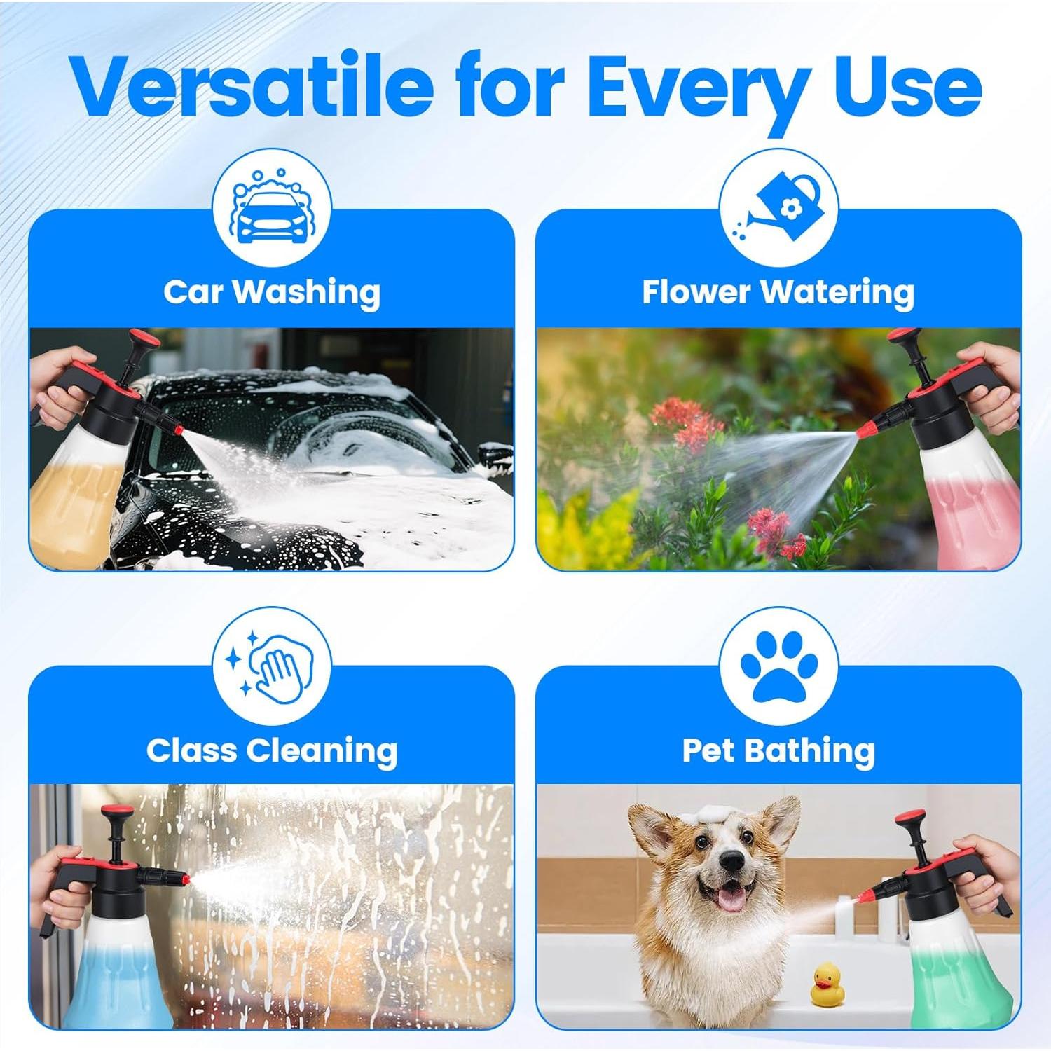 Pulverizador de Espuma de Mano 2L DESPERTAR AW-01 con Boquillas