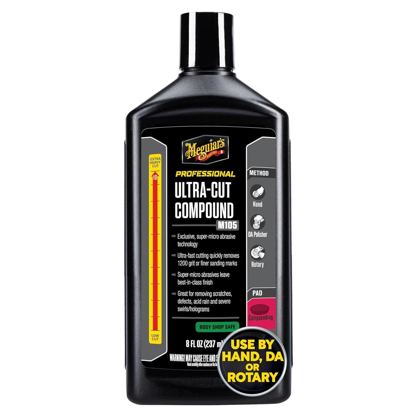 Compuesto Ultra-Corte M105 Meguiar's 226.8 g para Pulir Autos