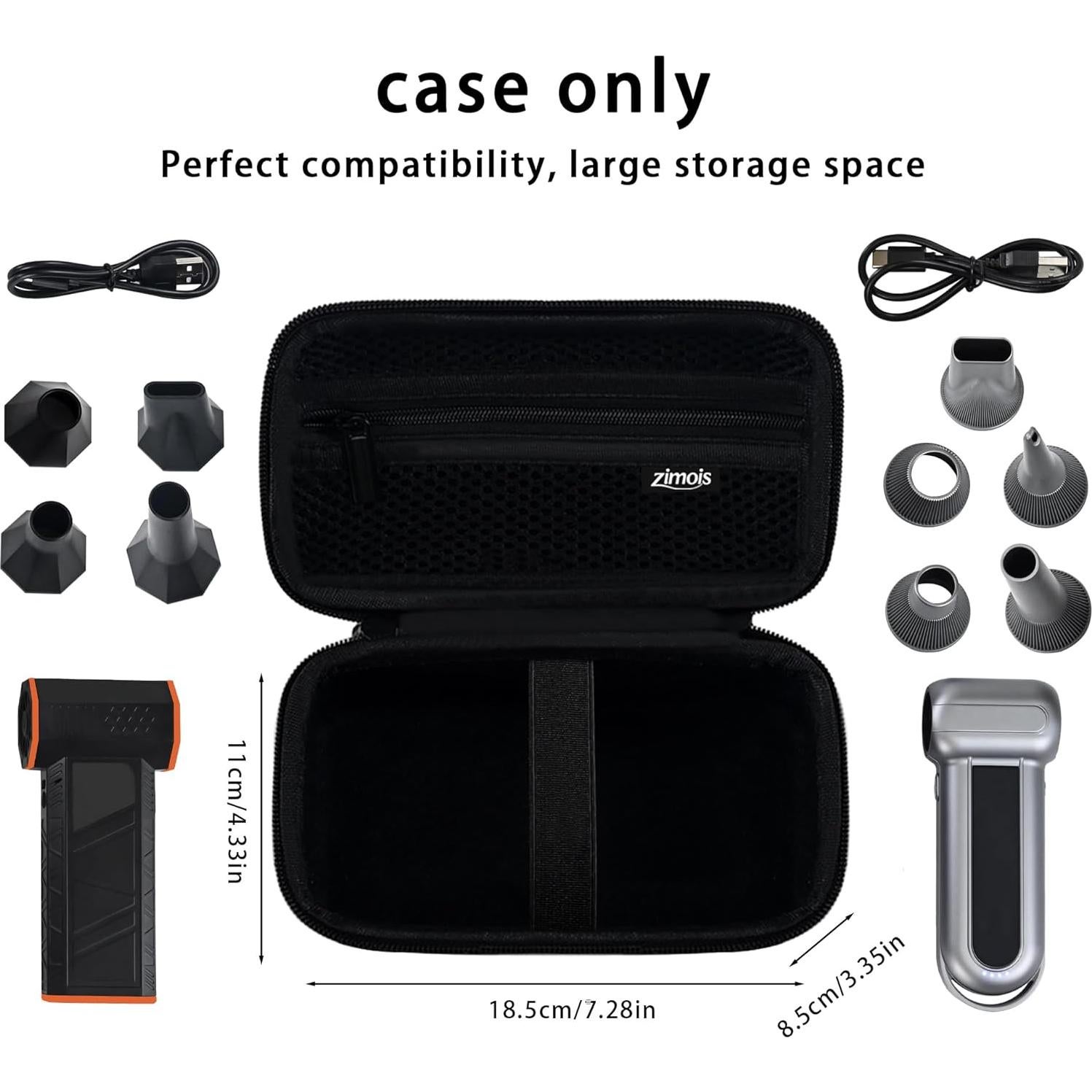 Funda Dura EVA para Soplador de Aire WOLFBOX MF100/MF50