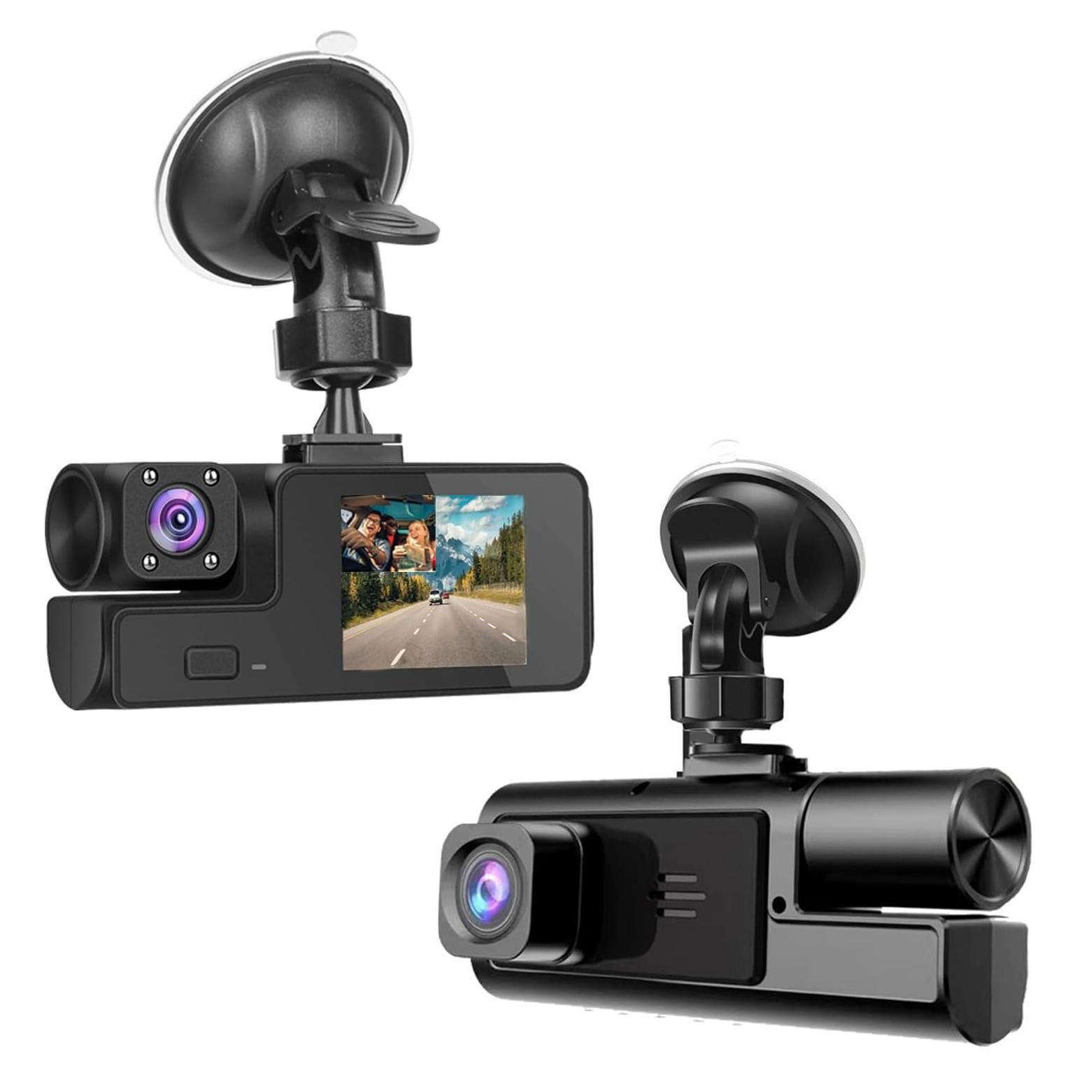 Cámara Doble de Salpicadero 1080P MeiqiLS Frontal e Interior