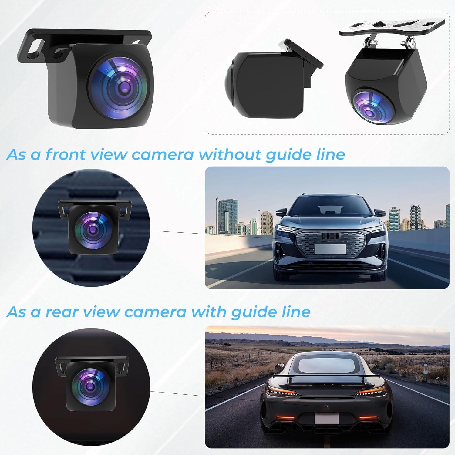 Cámara de Respaldo AHD 1080P Bzgnl IP69K 170° Visión Nocturna