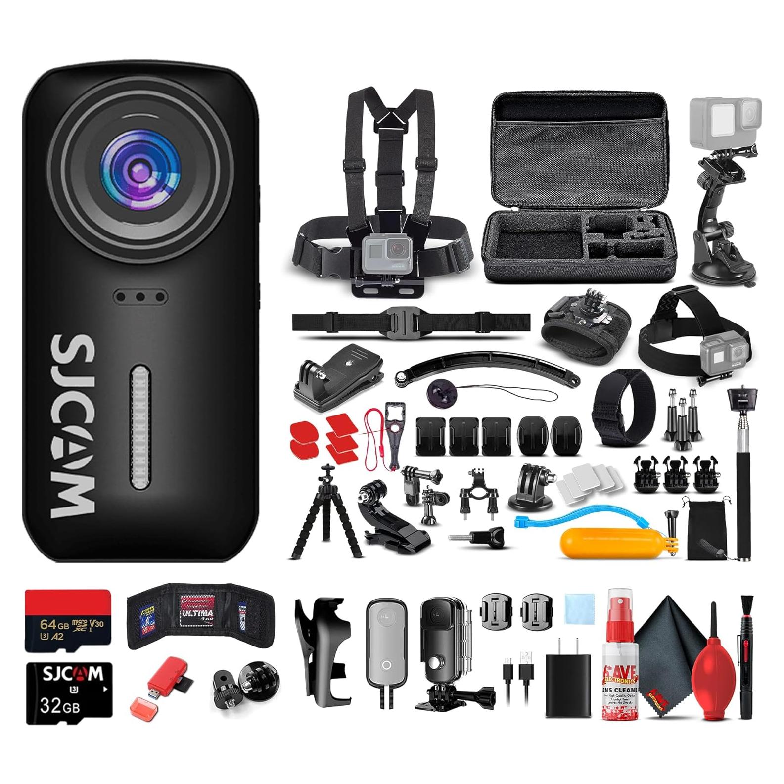 Cámara de Acción SJCAM C110 Plus 4K, Estabilización y Accesorios