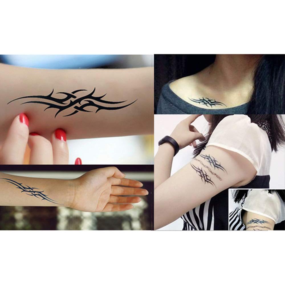 Tatuajes Temporales Tribales Yesallwas - 6 Hojas 6x10.5cm