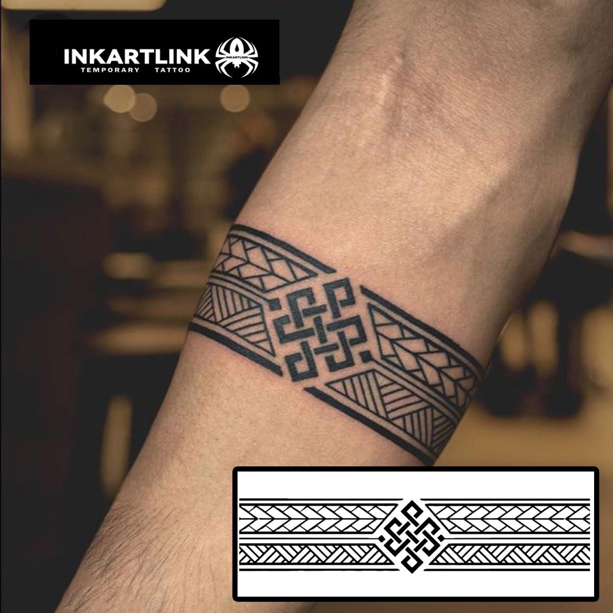 Tatuajes Temporales Realistas INKARTLINK Brazalete 8 Impermeables