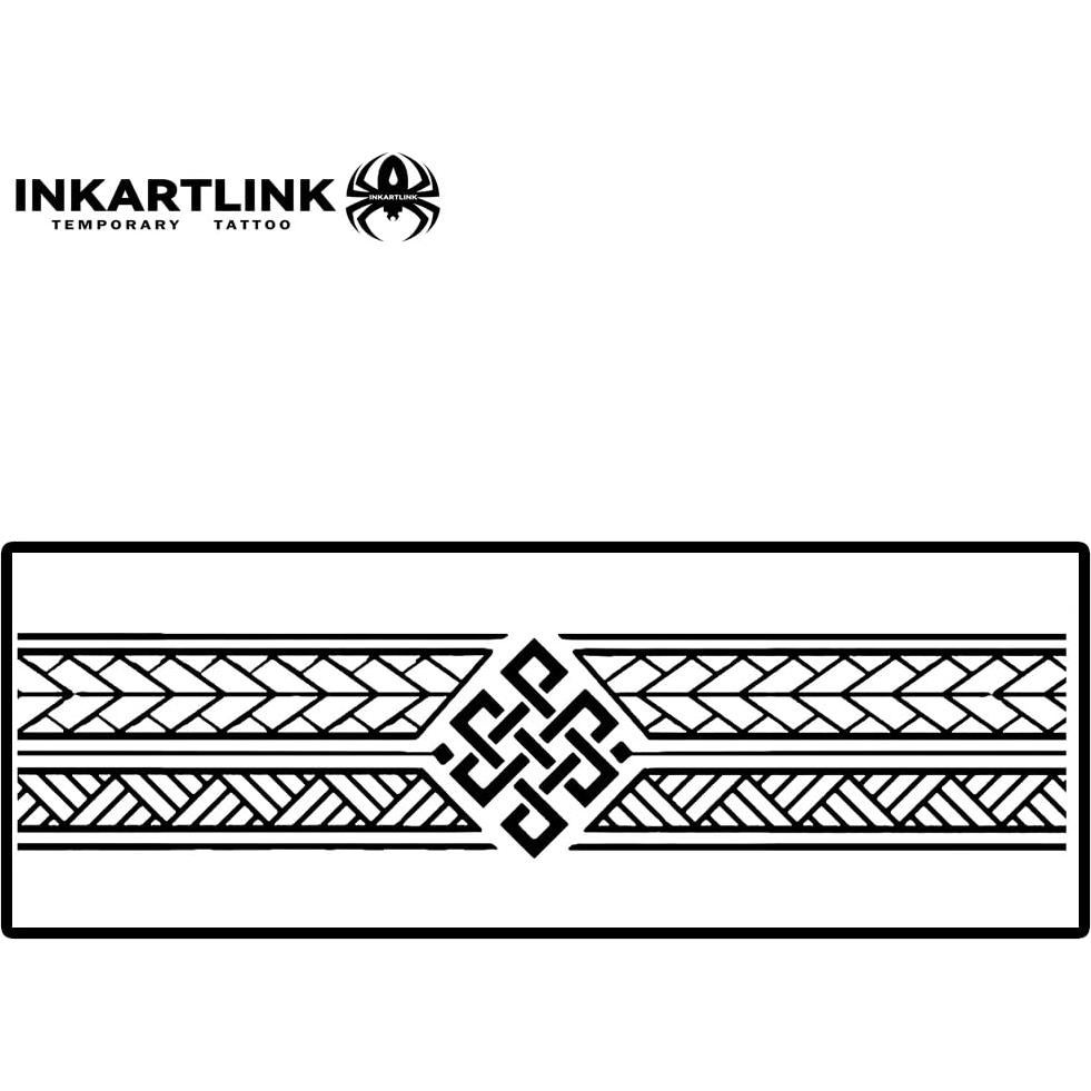 Tatuajes Temporales Realistas INKARTLINK Brazalete 8 Impermeables