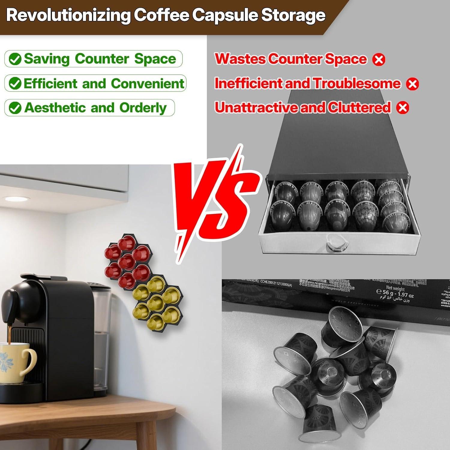 Soporte para Cápsulas de Café Nespresso Original XSHINOVA - 2 Pack