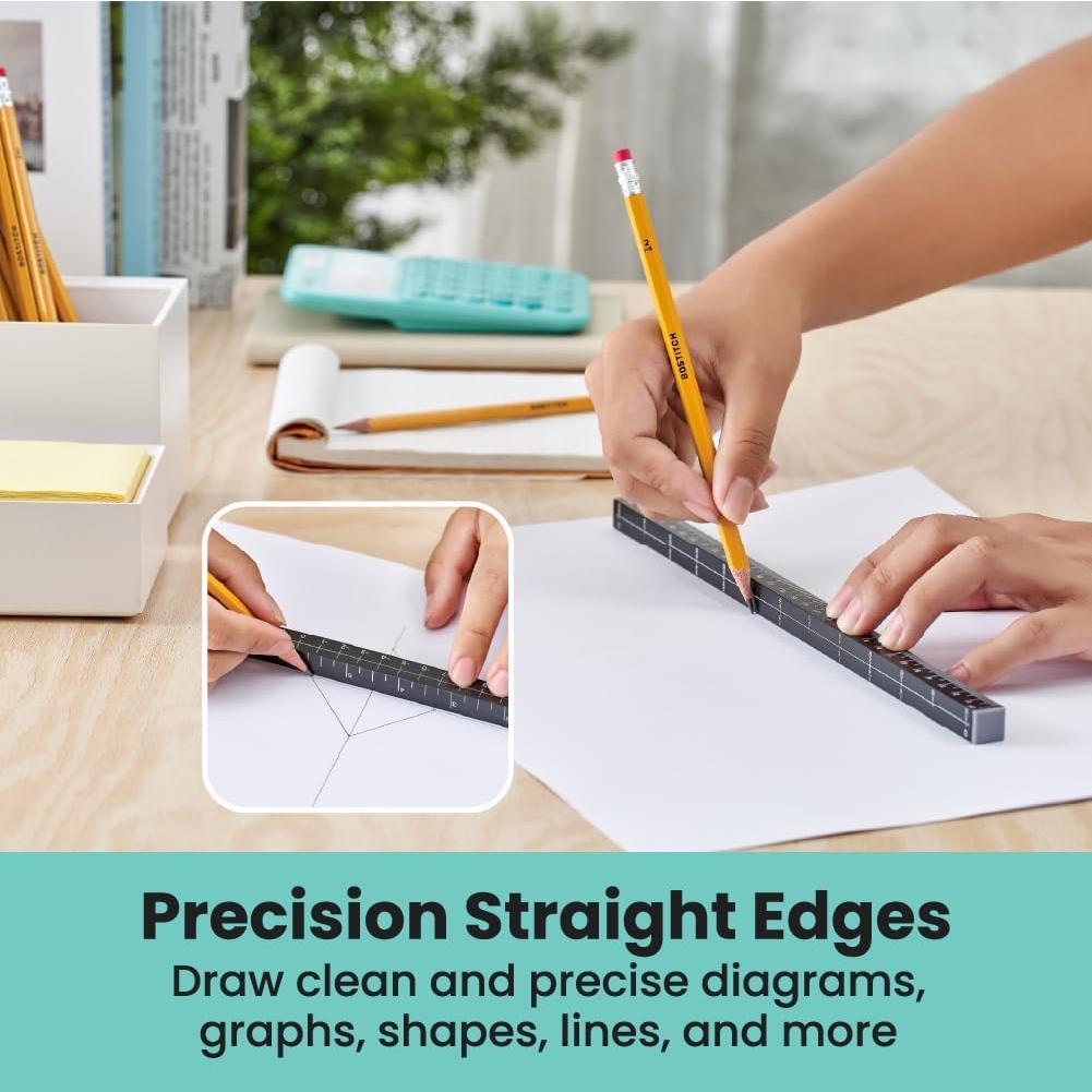 Regla de Aprendizaje MeasureMate LockerMate 30.5 cm Paquete de 2