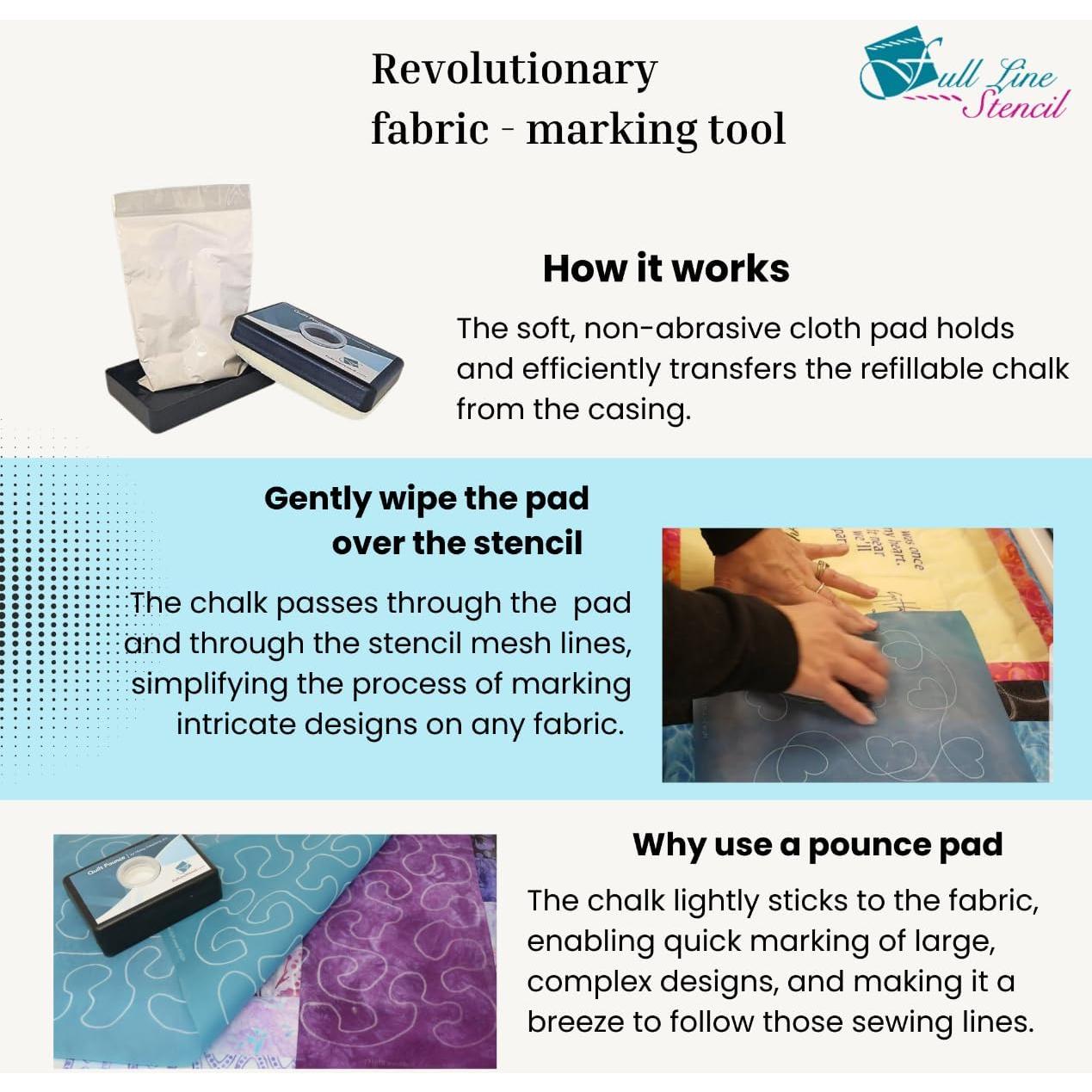 Plantilla de Línea Completa Hojas Meandering Hancy 17.78x22.86 cm