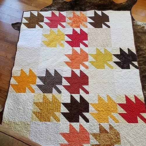 Plantilla de Línea Completa Hojas Meandering Hancy 17.78x22.86 cm