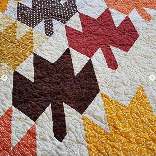 Plantilla de Línea Completa Hojas Meandering Hancy 17.78x22.86 cm