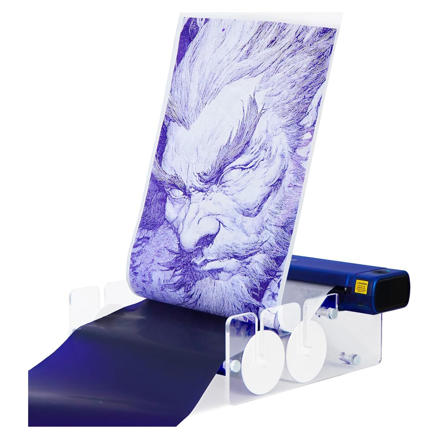 Papel de Transferencia de Tatuaje JZsmpmu 30m Rollo con Soporte