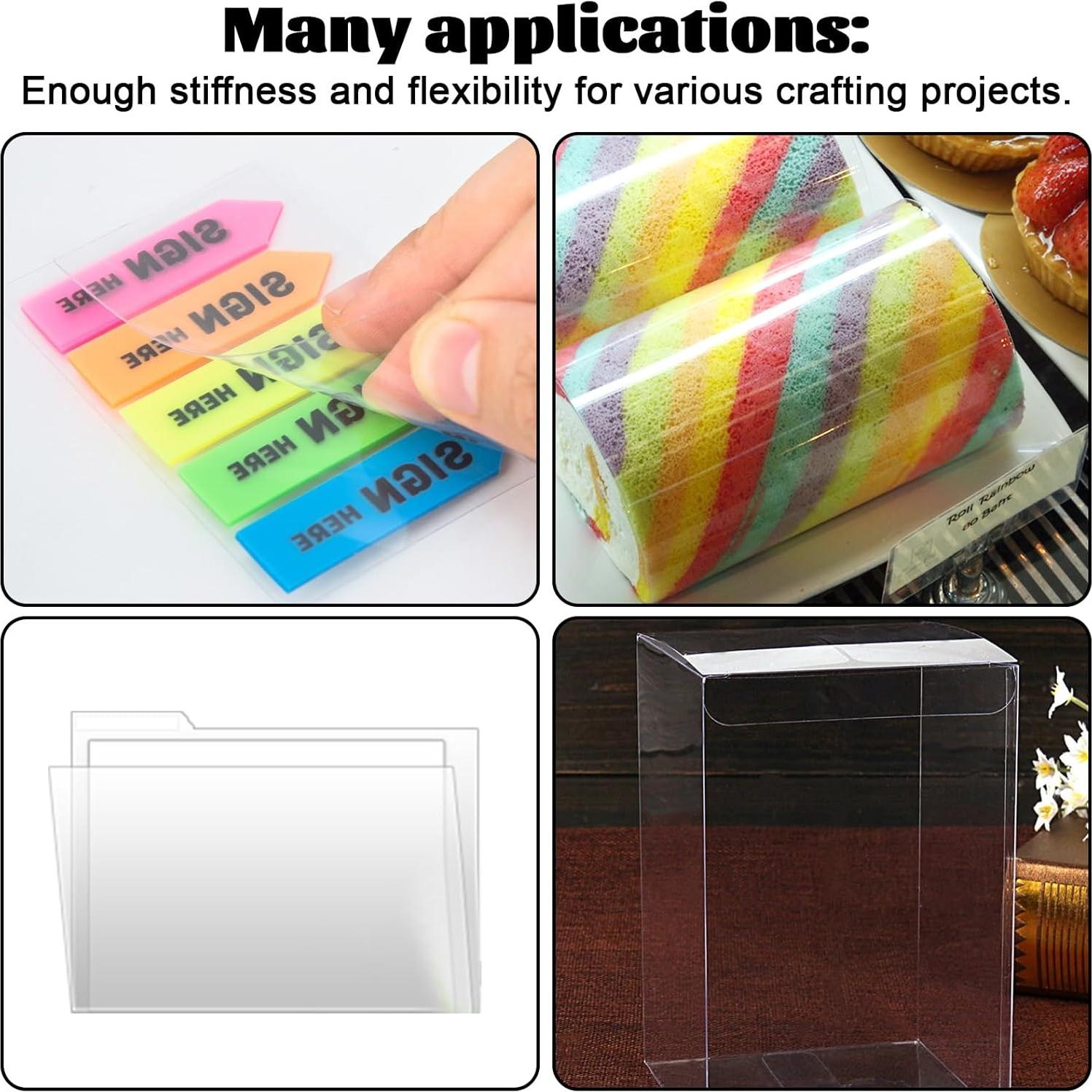 Hojas de Acetato Mylar Tucnoeu 30.5cm x 12m 4mil PET Transparente