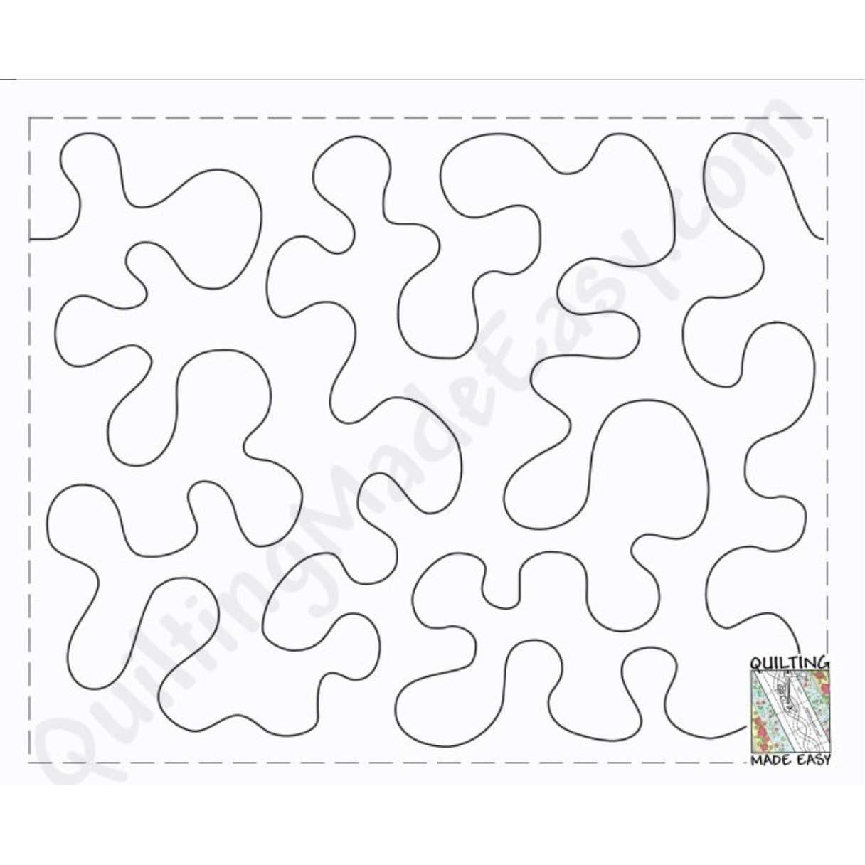 Plantillas de Acolchado Stipples Made Easy - 2 Rollos de 7.92m