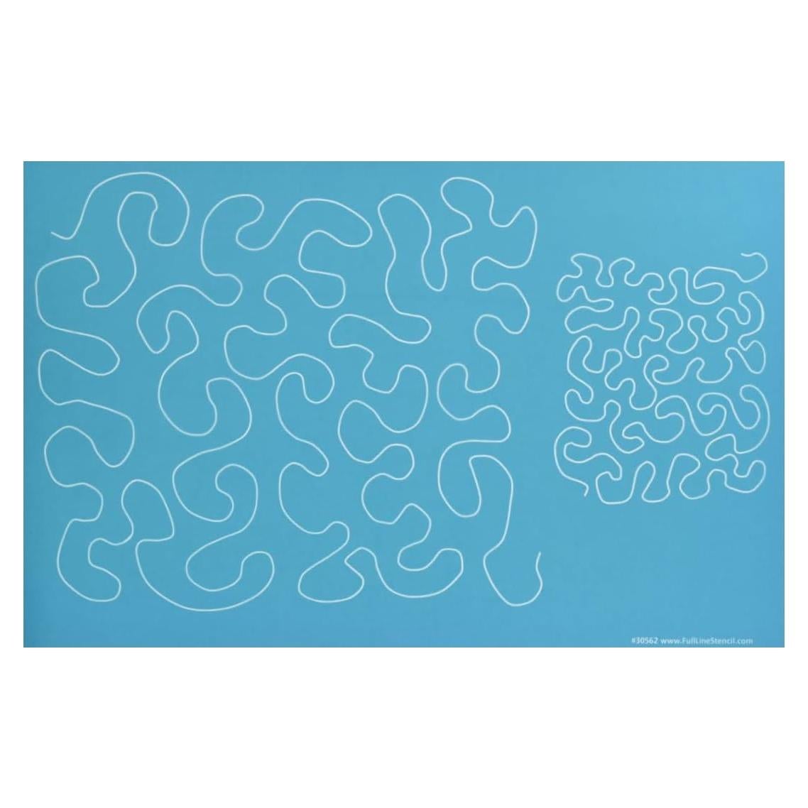 Plantilla de Acolchado Hancy Creations Meandro 43.2x27.9cm